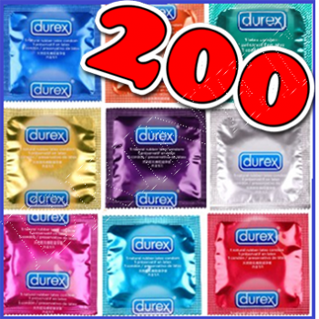 200 Preservativi a scelta DUREX