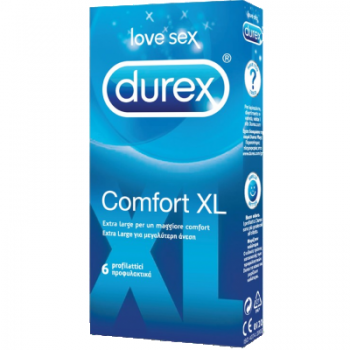 DUREX COMFORT EXTRA LARGE 6 pz
