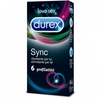 DUREX SYNC stimolante e ritardante 6 pz