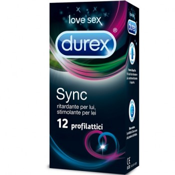 DUREX SYNC stimolante e ritardante 12 pz