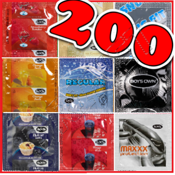 200 Preservativi a scelta EXS
