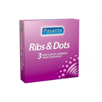 PASANTE INTENSITY RIBS & DOTS 3 pz