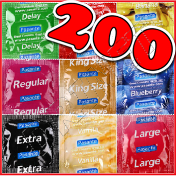 200 Preservativi a scelta PASANTE